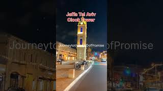 Amazing Jaffa Tel Aviv in the Night Majesty Scenery… Clock Tower israel oldcityjerusalem [upl. by Ocirne]