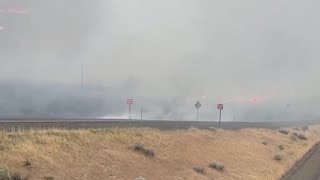 Durkee Fire grows to over 260K acres [upl. by Anwahsat]