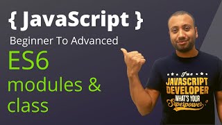 javascript bangla tutorial 77  ES6 modules and class [upl. by Ykvir]