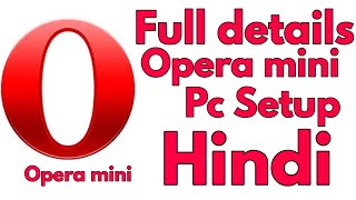 Full details opera mini software  opera mini software ka estemal kese kare  latest update [upl. by Aleafar]