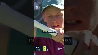 4 Rocket Jannik Sinner Forehands In 1 Game [upl. by Croner]