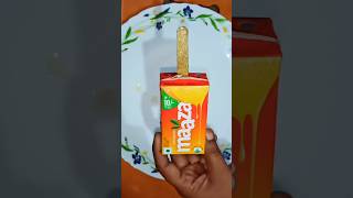 Mango Popsicle 🥭 2 minute 🍦 Maaza ice cream recipe 😋🤤shorts trending icecream summer recipe [upl. by Shimberg]