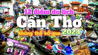 346 Các điểm du lịch không thể bỏ qua khi đến Cần Thơ năm 2024 Căn nhà màu tím chợ nổi hủ tiếu [upl. by Akeylah]