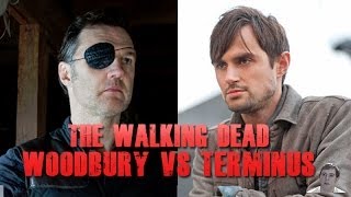 The Walking Dead  Woodbury vs Terminus  Who Would Win [upl. by Feer361]