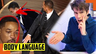 Body Language Breakdown Will Smith Slaps Chris Rock On Stage Right Before Winning An Oscar [upl. by Antonietta]