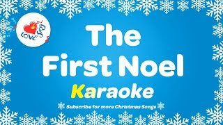 The First Noel Christmas Karaoke Instrumental Music with Lyrics [upl. by Beckman]