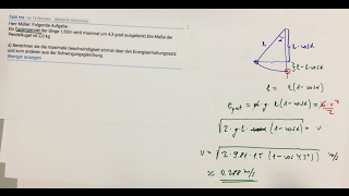 Aufgabe zum Fadenpendel Zuschauerfrage [upl. by Ibrahim]