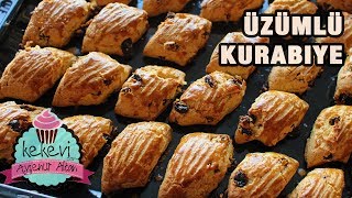 5 Dakikada Üzümlü Pastane Kurabiyesi 🍪 Uzun süre dayanan nefis tatlı kurabiye tarifi [upl. by Htyderem236]