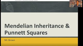 Mendelian Genetics amp Punnet Squares [upl. by Llebyram813]