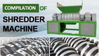 Shredder Machine Compilation  Industrial Metal amp Plastic Crusher Machine [upl. by Favianus]