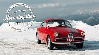 Homologation Specials 1957 Alfa Romeo Giulietta Sprint Veloce ‘Alleggerita’ [upl. by Foscalina]