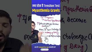 Edrophonium Tensilon Test For Myasthenia Gravis in Hindi By Mahisir TensilonTest Myasthenia Gravis [upl. by Spielman]