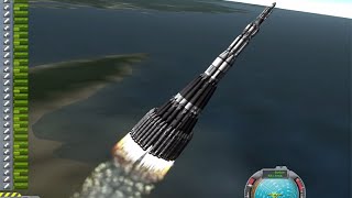 KSP Mars Ultra Direct Ludicrous single launch to Mars in Real Solar System [upl. by Enaffit]