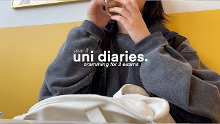 📂uni diaries cramming for 3 exams in 24 hours exam week stress study vlog intense cramming [upl. by Moneta]