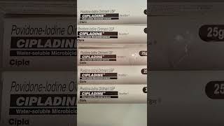 povidone iodine ointmentbetadinecipladine ointment benefits fayada [upl. by Eal]