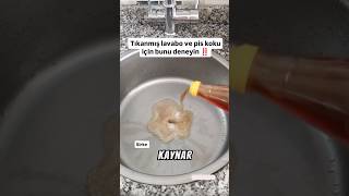 Lavabo Tıkanıklığı ve Koku İçin Kesin Çözüm  Kolay Temizlik Yöntemi [upl. by Elia]