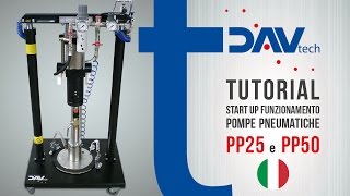 DAV Tech Tutorial start up  Funzionamento pompe pneumatiche PP25 e PP50 [upl. by Oisacin]