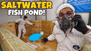 Building My 4000G SALTWATER POND [upl. by Duthie212]