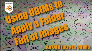 Using UDIMs to Apply a Folder Full of Images [upl. by Ahseen493]