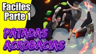 07 Acrobacias y Patadas Faciles 1 tricking y artes marciales [upl. by Zealand72]