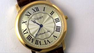 Stauer Ultimate Slim Timepiece [upl. by Farmer127]