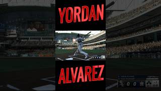 Yordan Alvarez hits a moonshot mlb mlbtheshow gaming houstonastros [upl. by Ennairak]