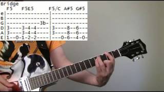 Weird Al Yankovic Smells Like Nirvana Guitar Chords Lesson amp Tab Tutorial  Bass also Teen Spirit [upl. by Nurat312]