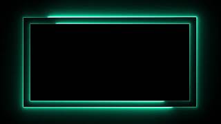 Glowing frame black screen  Neon light border  Frame template video background [upl. by Formica207]