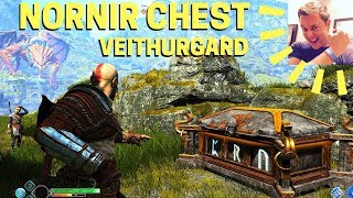 God of War Nornir Chest in Veithurgard Midgard [upl. by Atteuqahs]