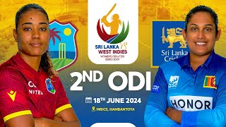 🔴 LIVE  2nd ODI  West Indies Womens Tour of Sri Lanka 2024 [upl. by Chelsie]