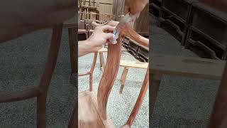 How to Scratch Redwood  Creating Unique Textures process wood working [upl. by Madelene364]