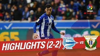 Resumen de Deportivo Alavés vs CD Leganés 22 [upl. by Peggir244]