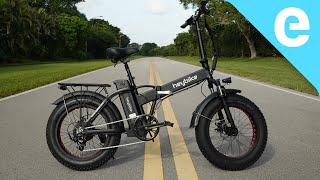 Riding the HeyBike Mars folding fat tire ebike Sponsored [upl. by Annauj]