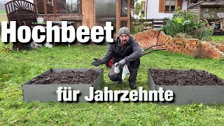 Hochbeet selber bauen hält Jahrzehnte [upl. by Dieter]