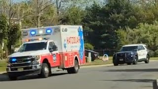 WHITESVILLE FIRE RESCUE TRUCK CENTRAL JERSEY HATZALAH AMBULANCE AND JACKSON POLICE UNIT RESPONDING [upl. by Dodd760]