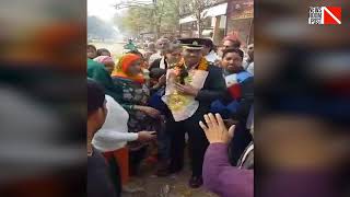 Captain Kapil Kundus 1st visit to village after joining Indian Army [upl. by Iderf]