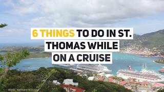 6 Things to Do in St Thomas While on a Cruise [upl. by Varini361]