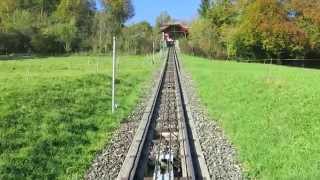 Standseilbahn 601001 Kriens  Sonnenberg Bergfahrt  Funicular [upl. by Berte]