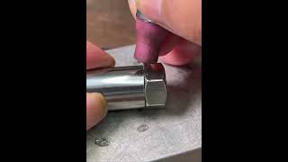 Part 371 S S round pipe and screw welding no deformation no black😱 [upl. by Harihs]