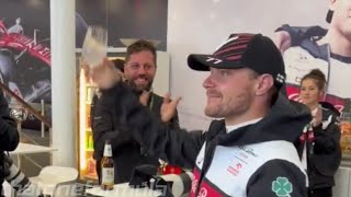 Alfa Romeo F1 Team congratulating Valtteri Bottas after an amazing P5 [upl. by Farlee]