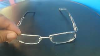 STYLISH SILVER METAL HARDCOATED READING GLASSES [upl. by Carder]