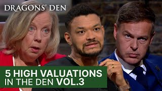 5 Incredibly High Valuations Vol 3  Dragons Den [upl. by Neltiak472]