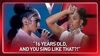 16YearOld SHOCKS everyone with her UNIQUE sound in The Voice  Journey 145 [upl. by Barret]