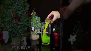 Grinch Cocktail aperol hugococktail christmas drink love mojito drinkrecipes citrusjuice [upl. by Aliuqehs]