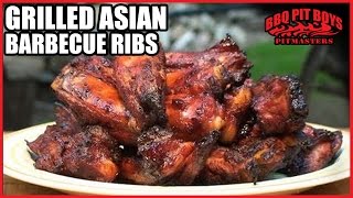 How to Grill Asian Style BBQ Ribs  Recipe [upl. by Llehsor644]