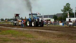 tractorpulling Nieuwland Kok Lexmond NH TG230 in de 10 ton [upl. by Nile37]