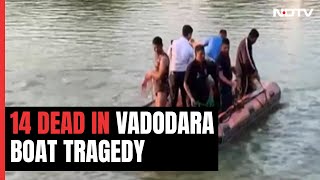 Vadodara Boat Accident  12 Students 2 Teachers Drown As Boat Overturns In Lake Near Vadodara [upl. by Arihsaj]