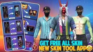 FF AND FF MAX NEW SKIN TOOLS APP 😍  NO ID BAN 100 SAFE 2024  S10 GAMING [upl. by Bettye]