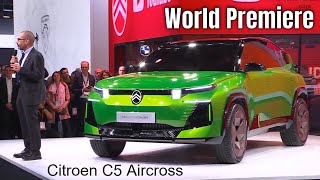 Citroen C5 Aircross Concept World Premiere Paris Motor Show [upl. by Mayhew453]