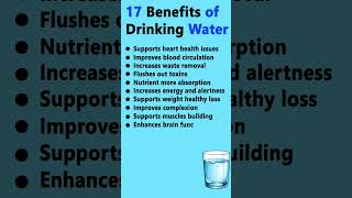 Benefits of Water  Why water is necessary  Why do we drink water  Importance of water [upl. by Kessiah]